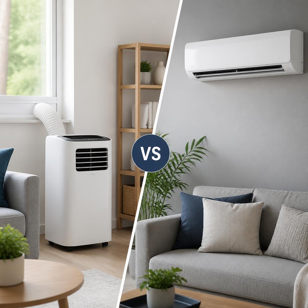 Portable vs Split Air Conditioners for the Home Portable vs Split Air Conditioners for the Home