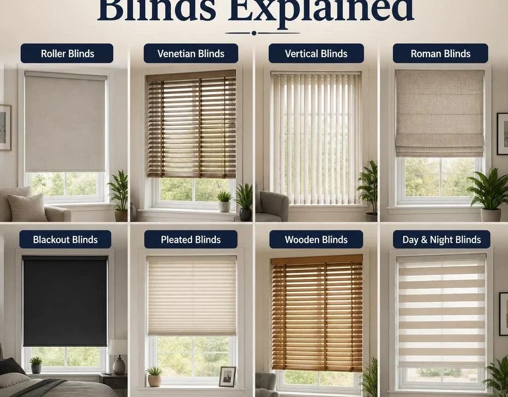Different Types of Blinds Explained